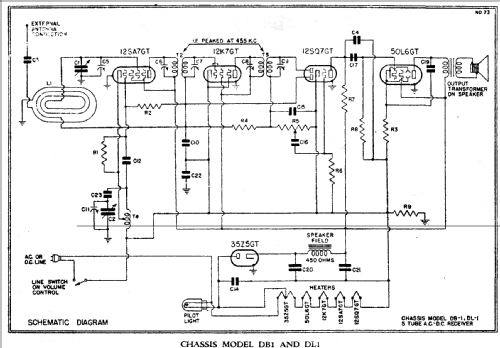 DB1-301 Ch= DB1; Emerson Radio & (ID = 825158) Radio