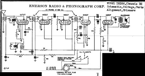 DH-264 Ch= DH; Emerson Radio & (ID = 285183) Radio