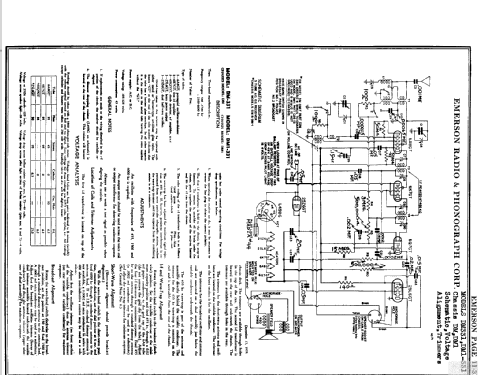 DM-331 Ch= DM; Emerson Radio & (ID = 1195411) Radio