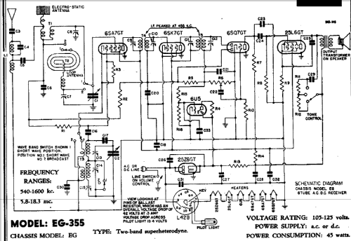 EG355 Ch= EG; Emerson Radio & (ID = 285477) Radio