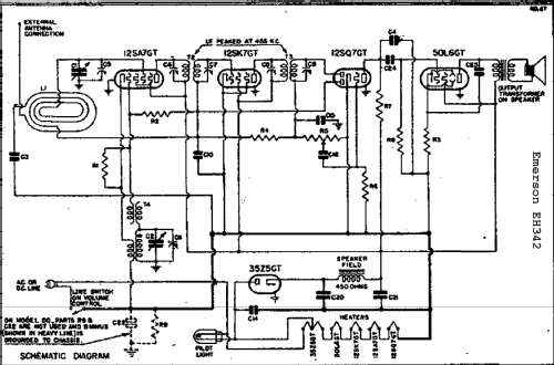 EH342 Ch= EH; Emerson Radio & (ID = 285478) Radio