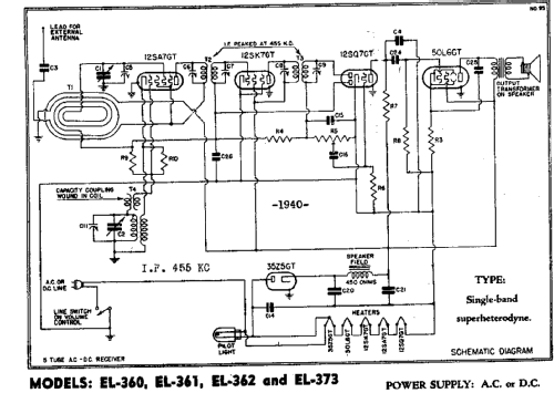 EL373 Ch= EL; Emerson Radio & (ID = 285590) Radio