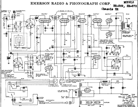 ER369 Ch= ER; Emerson Radio & (ID = 285755) Radio