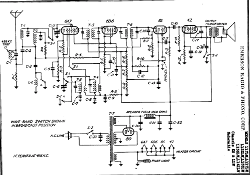 L-117LW Ch= LLW; Emerson Radio & (ID = 281218) Radio