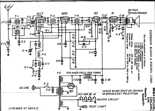 L-135 Ch= L; Emerson Radio & (ID = 286496) Radio