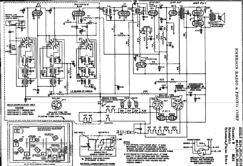 M134 Ch= M; Emerson Radio & (ID = 286608) Radio