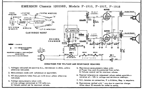 P-1917 Ch= 120558B; Emerson Radio & (ID = 169357) Ton-Bild