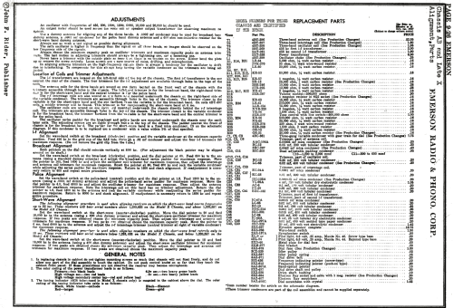 X-178 Ch= X; Emerson Radio & (ID = 844218) Radio