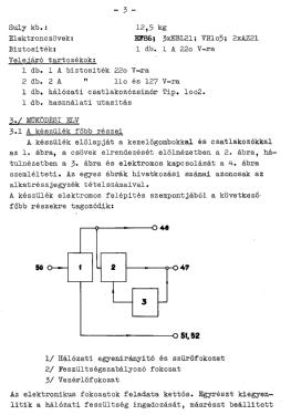 Regulated Voltage Stabilized Power Supply - Stabilizált Egyenfeszültségforrás TR9101 -EMG-1832/C; EMG, Orion-EMG, (ID = 2932919) Ausrüstung