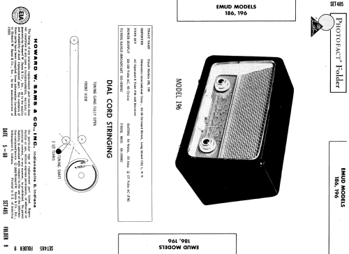 Rekord Junior - Jr 196; Emud, Ernst Mästling (ID = 565309) Radio