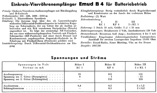 B4; Emud, Ernst Mästling (ID = 14130) Radio