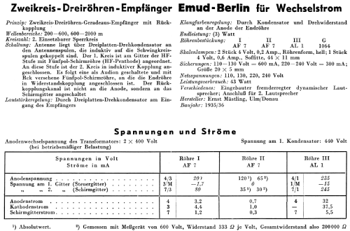 Berlin W; Emud, Ernst Mästling (ID = 14152) Radio