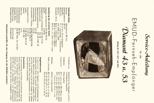 Diamant 53S; Emud, Ernst Mästling (ID = 2415766) Television