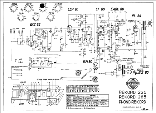 Phono-Rekord 328 Ch= Rekord 225; Emud, Ernst Mästling (ID = 903651) Radio