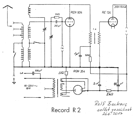 Record R2; Emud, Ernst Mästling (ID = 2124756) Radio