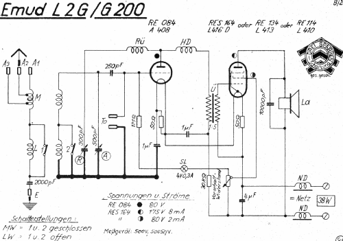 Volksradio G2L; Emud, Ernst Mästling (ID = 918502) Radio