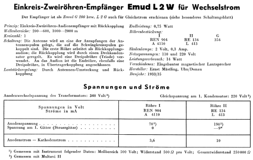 Volksradio W2L; Emud, Ernst Mästling (ID = 14148) Radio
