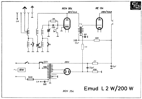 Volksradio W2L; Emud, Ernst Mästling (ID = 1961866) Radio