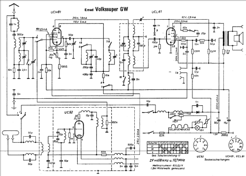 Volkssuper U.L.M GW; Emud, Ernst Mästling (ID = 324738) Radio