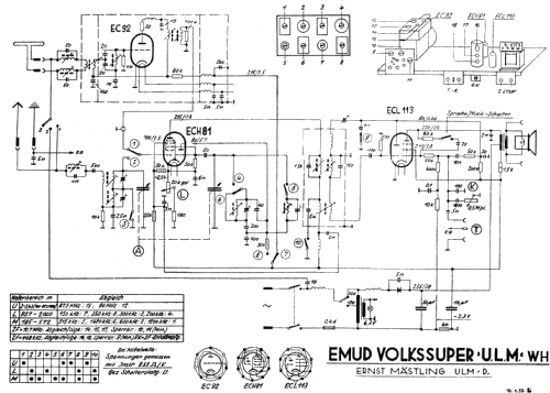 Volkssuper WH; Emud, Ernst Mästling (ID = 954237) Radio