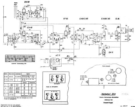 Montaphon 55; EMW Elektro- (ID = 1344967) Radio