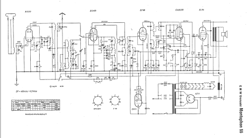 Montaphon 55; EMW Elektro- (ID = 1344981) Radio