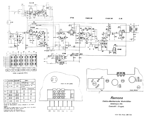 Ramona ; EMW Elektro- (ID = 18009) Radio