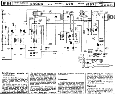 Ergos 475; Radio-Célard, Ergos, (ID = 217736) Radio