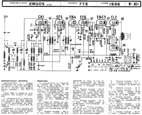 Ergos 775; Radio-Célard, Ergos, (ID = 219970) Radio