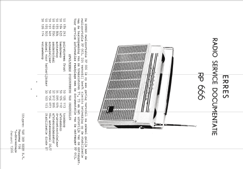 RP666; Erres, Van der Heem (ID = 2545906) Radio