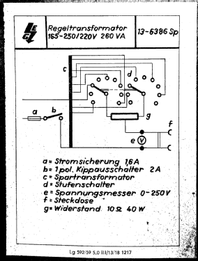Stelltransformator ST260; ESG Elektroschaltger (ID = 3067468) A-courant