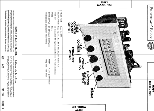 201 ; Espey Mfg. Co., Inc. (ID = 565227) Radio