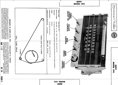 511C ; Espey Mfg. Co., Inc. (ID = 565842) Radio