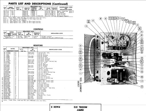 512 ; Espey Mfg. Co., Inc. (ID = 565850) Radio