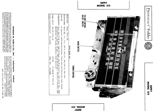 512 ; Espey Mfg. Co., Inc. (ID = 565851) Radio