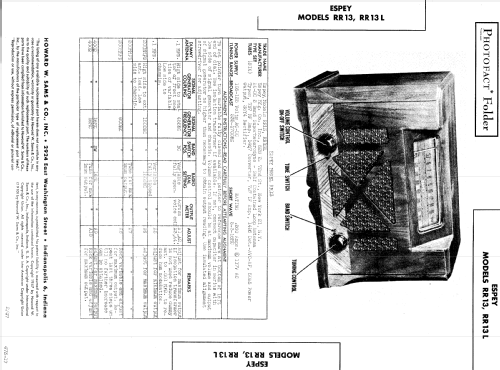 RR13L ; Espey Mfg. Co., Inc. (ID = 618854) Radio