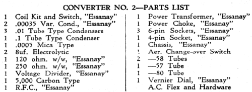 Short Wave Converter #2 ; Essanay (ID = 1825342) Converter