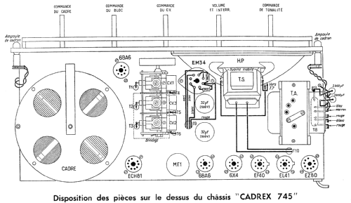 Cadrex 745; Etherlux-Radio; (ID = 399883) Radio