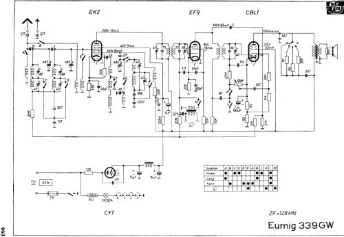 339GW; Eumig, Elektrizitäts (ID = 1965756) Radio