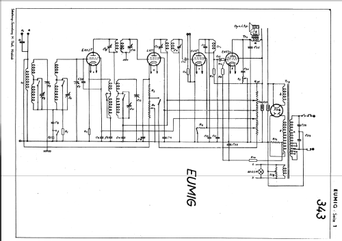 343-I; Eumig, Elektrizitäts (ID = 22378) Radio