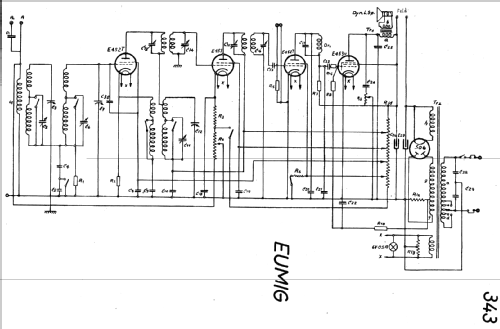 343-II; Eumig, Elektrizitäts (ID = 15781) Radio