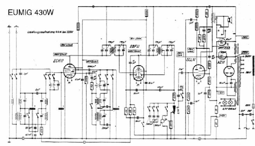 430WH Type 1940; Eumig, Elektrizitäts (ID = 2294803) Radio