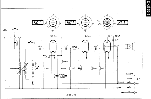 Deutscher Kleinempfänger Batt. DKE-38B DKE-1938B; Eumig, Elektrizitäts (ID = 360068) Radio