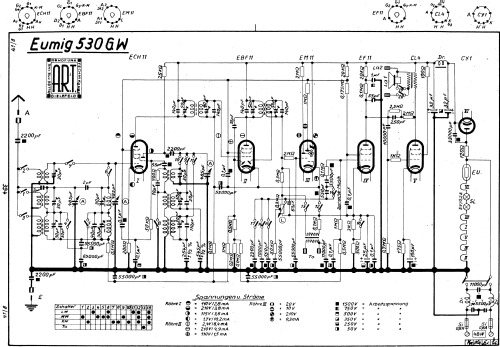 Eumig 530GW Type 1941; Eumig, Elektrizitäts (ID = 895736) Radio