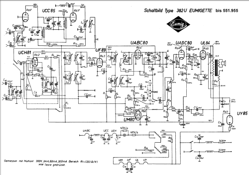 Eumigette 382U; Eumig, Elektrizitäts (ID = 722059) Radio