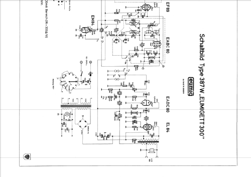 Phono-Eumigett 300 388W ; Eumig, Elektrizitäts (ID = 458019) Radio