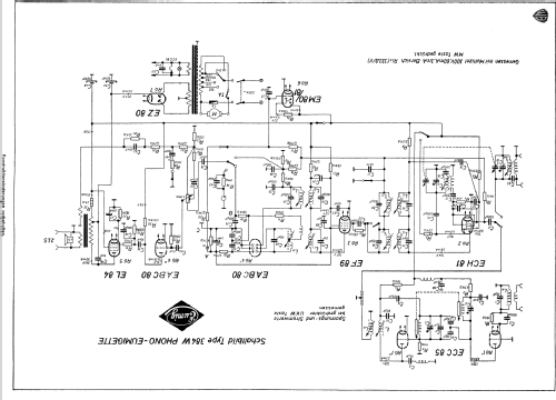 Phono-Eumigette 384W; Eumig, Elektrizitäts (ID = 131197) Radio