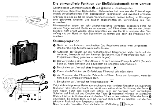 Tonfilmprojektor für Super 8 und Single 8 Sound 75; Eumig, Elektrizitäts (ID = 1640818) R-Player