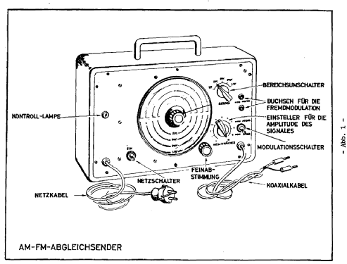 AM-FM-Abgleichsender 412; Euratele, Radio- (ID = 779236) Equipment
