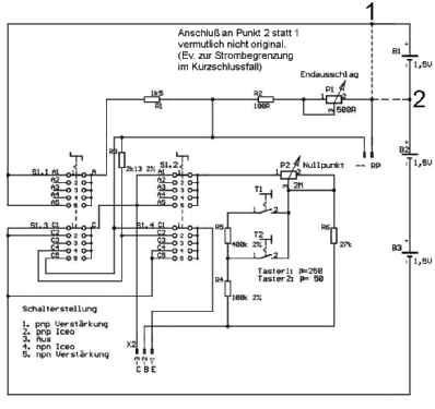 Prüfgerät für Transistoren und Halbleiterdioden ; Euratele, Radio- (ID = 155080) Equipment